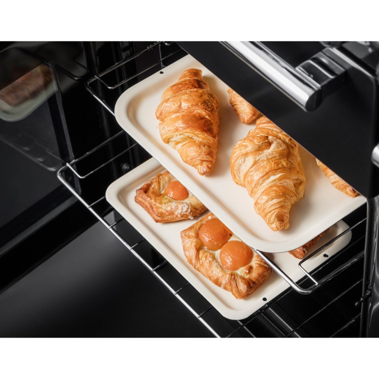 Rangemaster Infusion Classic 90cm Dual Fuel Range Cooker - Charcoal Black