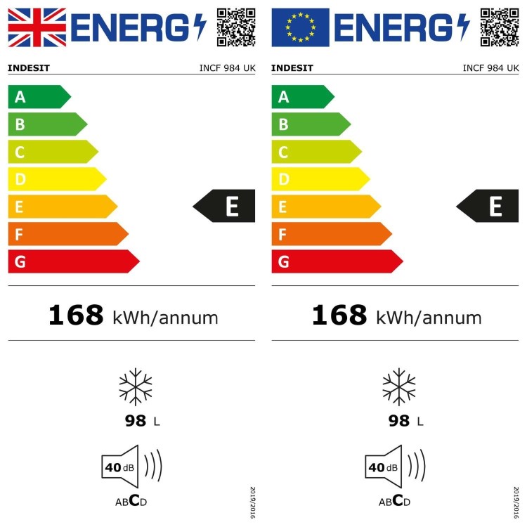 Indesit 98 Litre Freestanding Chest Freezer - White