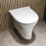 Wall Hung Rimless Toilet with Soft Close Seat - Indiana