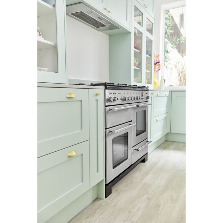 Rangemaster Infusion 110cm Dual Fuel Range Cooker - Stainless Steel