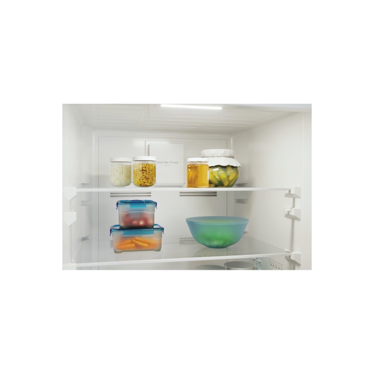 Refurbished Indesit INFC850TI1S1 Freestanding 322 Litre 50/50 Frost Free Fridge Freezer Silver