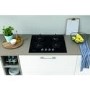 Indesit ING61T/BKUK 60cm Four Burner Gas Hob With Cast Iron Pan Stands - Stainless Steel