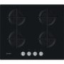 Indesit 60cm 4 Burner Gas on Glass Hob - Black