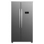 Indesit 442 Litre Side-By-Side American Fridge Freezer - Stainless Steel