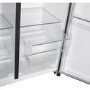 Indesit 442 Litre Side-By-Side American Fridge Freezer - Stainless Steel