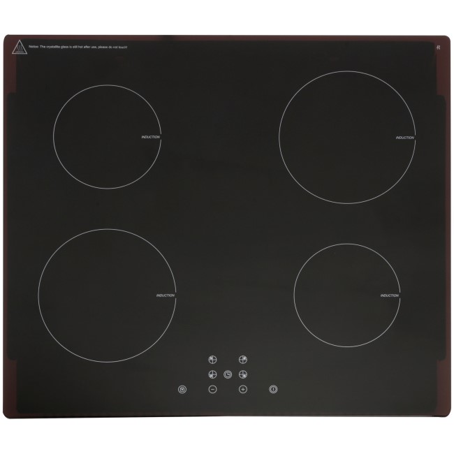 GRADE A1 - Montpellier INT61NT 60cm Induction Hob with Touch Contol - Black