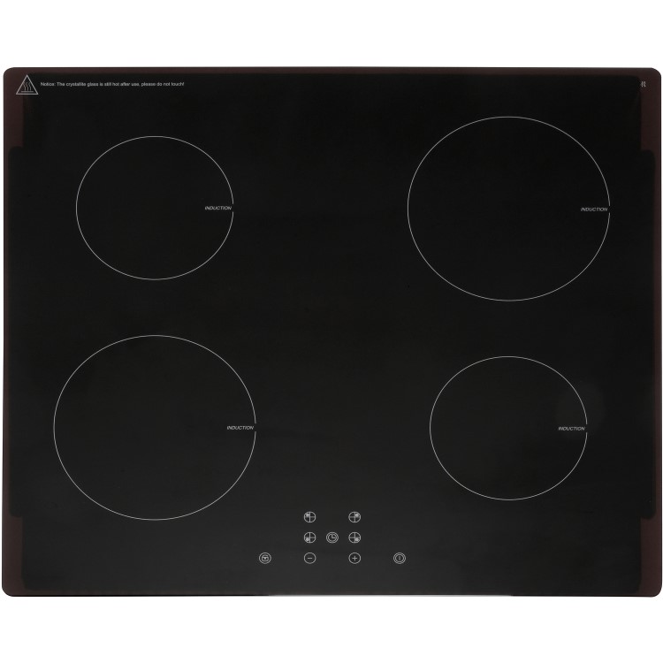 Montpellier INT61T15 59cm Touch Control Four Zone Induction Hob - Black