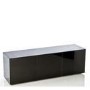 Frank Olsen INTEL1500BLK Black TV Cabinet for up to 70" TVs