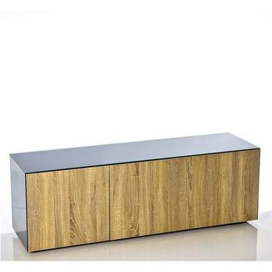 Frank Olsen INTEL1500GRY-OAK Grey and Oak TV Cabinet for up to 70" TVs