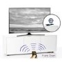 Frank Olsen INTEL1500WHT White TV Cabinet for up to 70" TVs