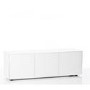 Frank Olsen INTEL1500WHT White TV Cabinet for up to 70" TVs