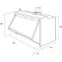 GRADE A1 - As new but box opened - Elica INT-NG-SPT Integrata Lux 60cm Integrated Cooker Hood Grey