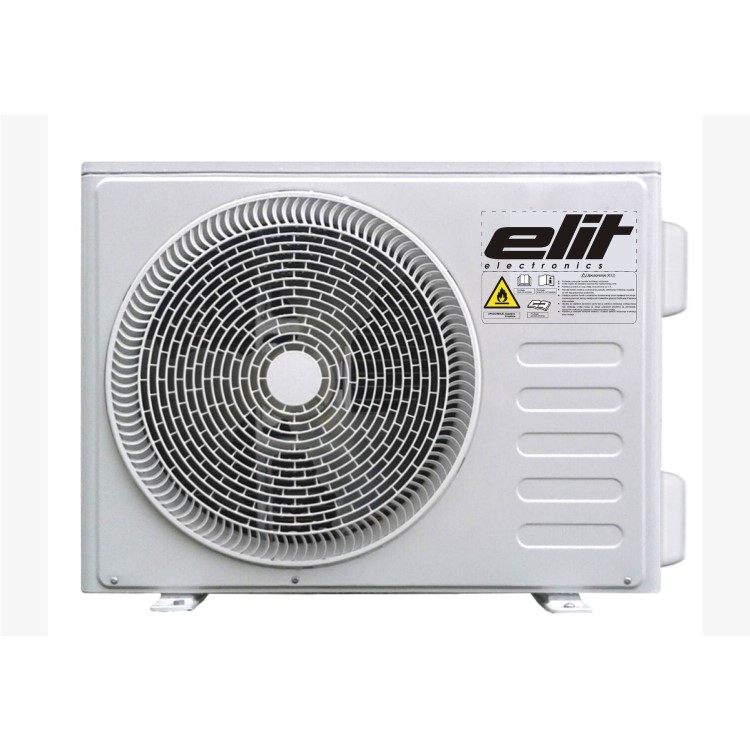 Elit 12000 BTU Smart Wall-Mounted Split Air Conditioner with Heat Pump - Black