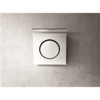 Elica IO-WH iO Angled 80cm Chimney Cooker Hood Black Glass