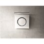 Elica IO-WH iO Angled 80cm Chimney Cooker Hood Black Glass