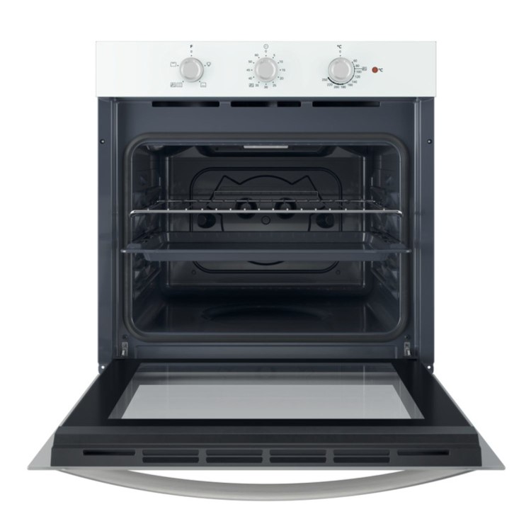 Refurbished Indesit Click&Clean Electric Single Oven - White