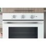 Refurbished Indesit Click&Clean Electric Single Oven - White