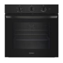 A2/IO233BUK Refurbished Indesit Click&Clean Electric Single Fan Oven - Black