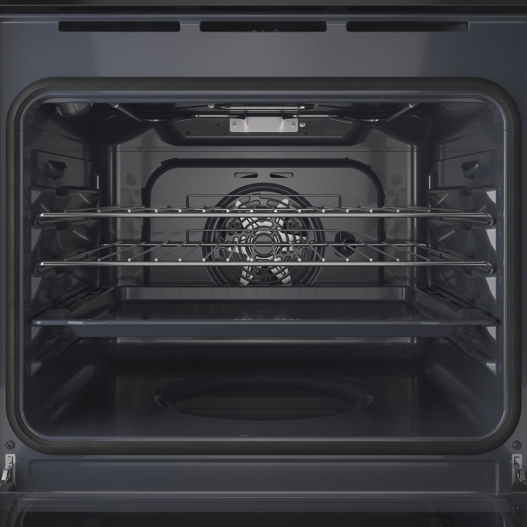 Refurbished Indesit Click&Clean Electric Single Fan Oven - Black