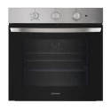 A2/IO233XUK Refurbished Indesit IO233XUK 60cm Single Built In Electric Oven Stainless Steel