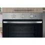 Indesit Click&Clean Electric Single Oven - Stainless Steel