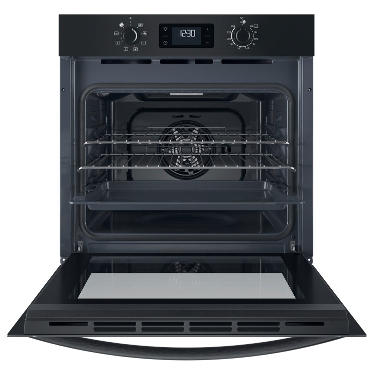 Indesit IO253BUK Turn&Go Electric Fan Single Oven - Black  
