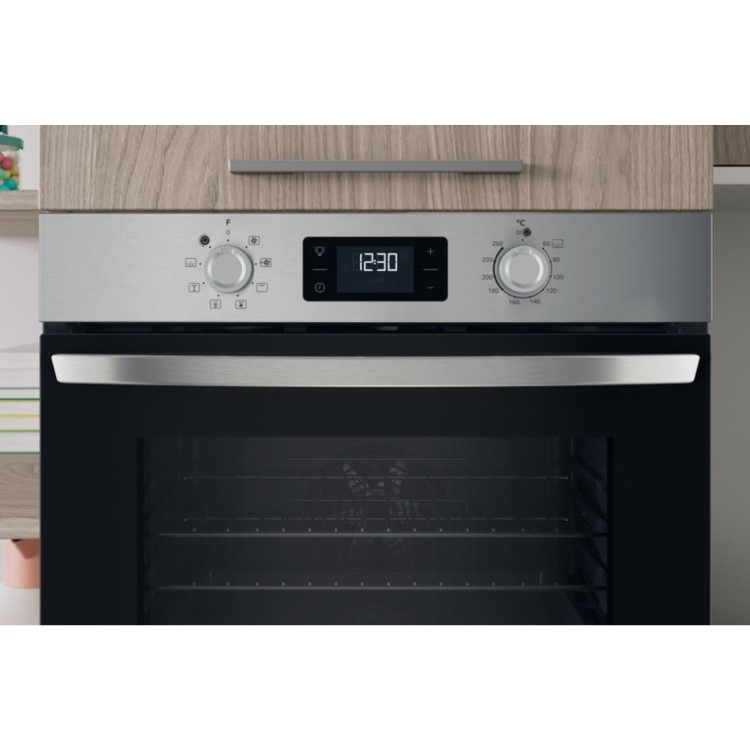 Indesit Turn&Go Electric Single Oven - Stainless Steel