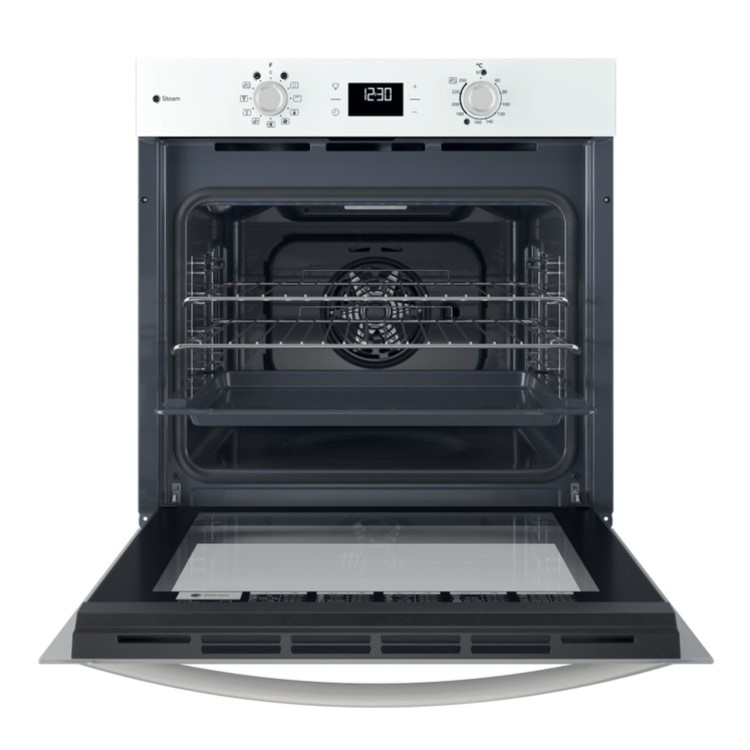 Refurbished Indesit Turn&Go Steam IO 258HS W UK Single Electric Oven