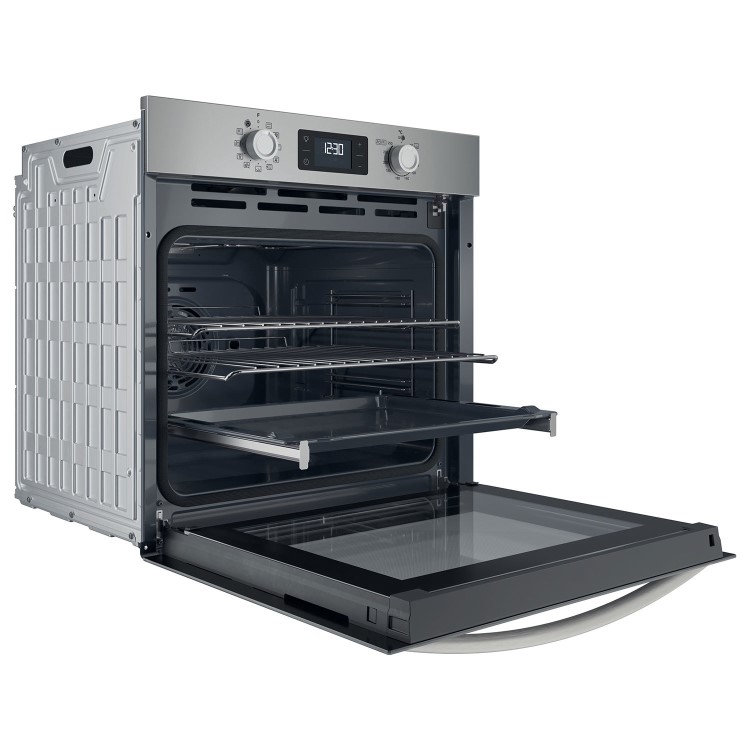 Indesit IO278P1XUK Turn&Go Electric Single Oven - Stainless Steel  