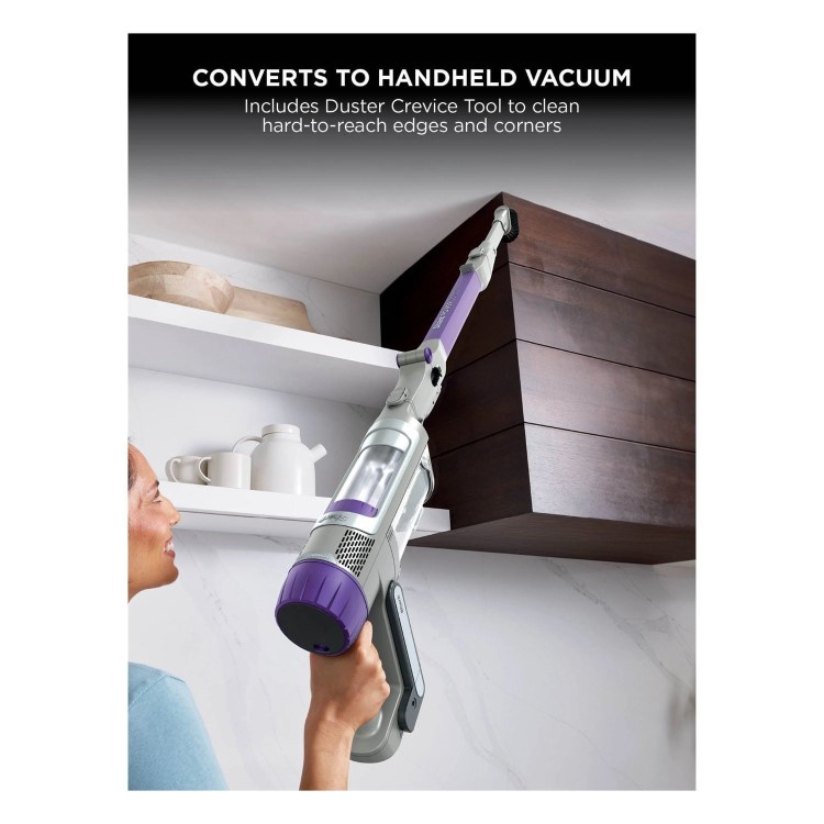 Shark IP1251UK PowerDetect Cordless Vacuum Cleaner – 70 Minutes Run Time – Purple/Grey