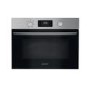 GRADE A1 - Indesit Built-In Microwave & Grill - Stainless Steel