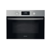 GRADE A1 - Indesit Built-In Microwave & Grill - Stainless Steel