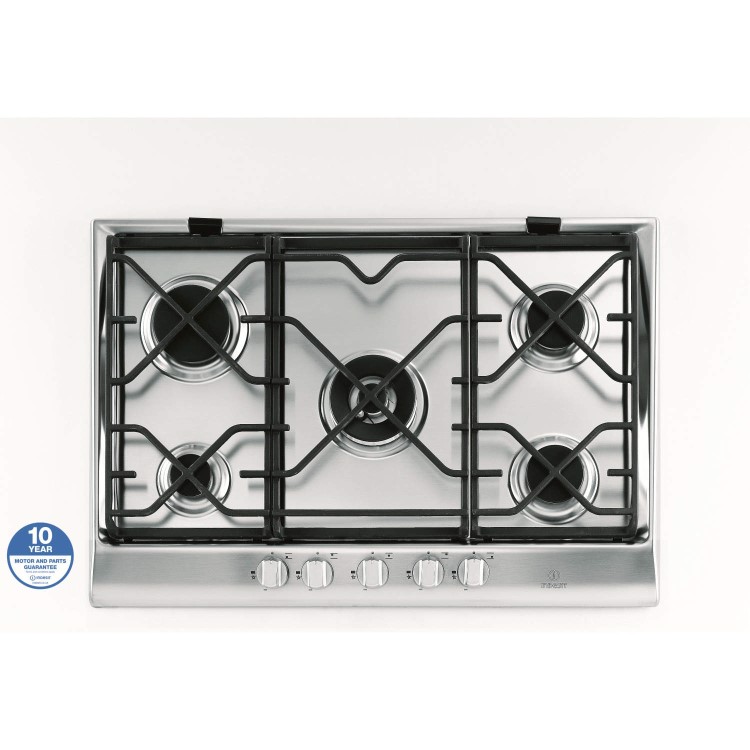 Indesit IP751SCIX Prime 75cm Gas Hob with Flame Failure Device  in Stainless steel