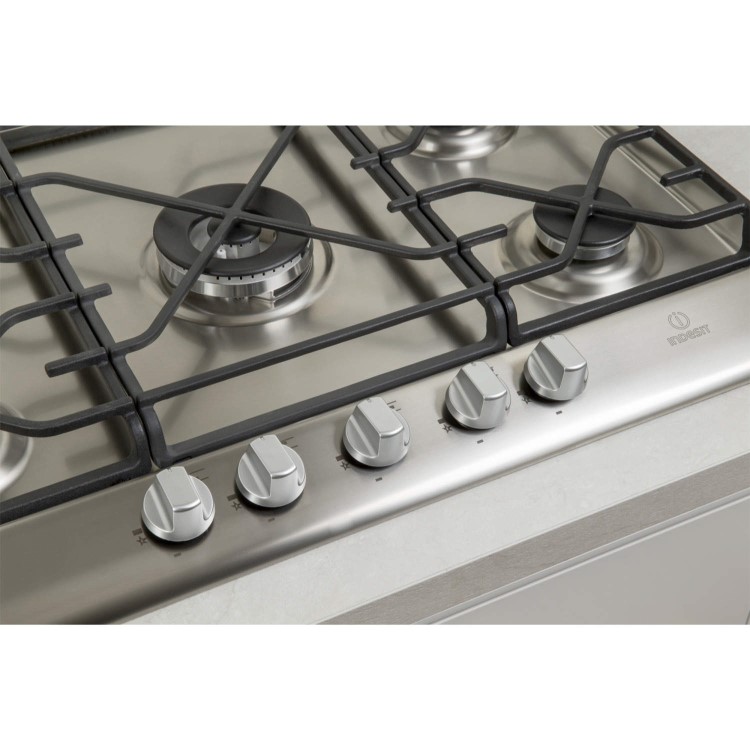 Indesit IP751SCIX Prime 75cm Gas Hob with Flame Failure Device  in Stainless steel