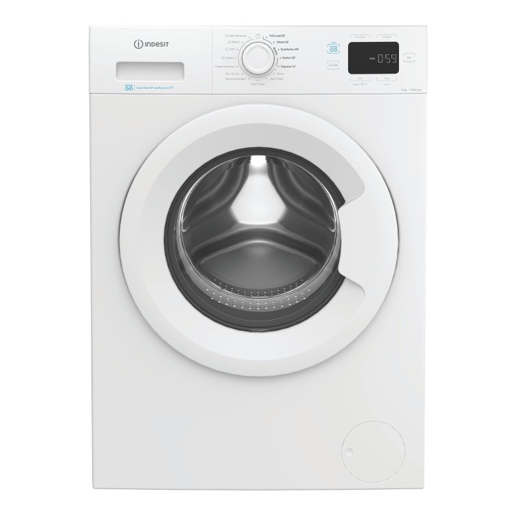 Indesit Push&Go 8kg 1400rpm Washing Machine - White