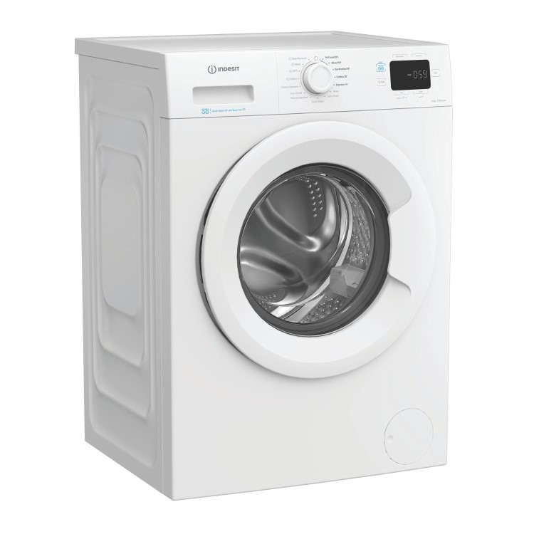 Indesit Push&Go 8kg 1400rpm Washing Machine - White