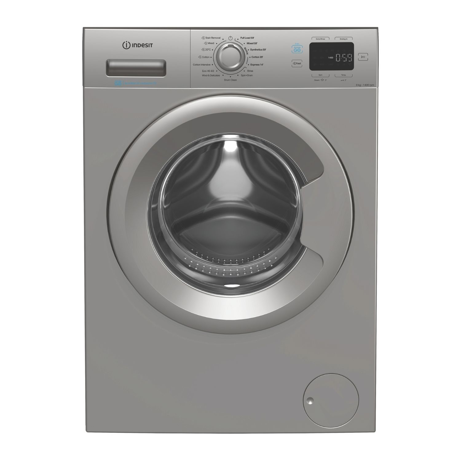 Indesit Push&Go 9Kg 1400Rpm Washing Machine  IP946SPUSHGOUK