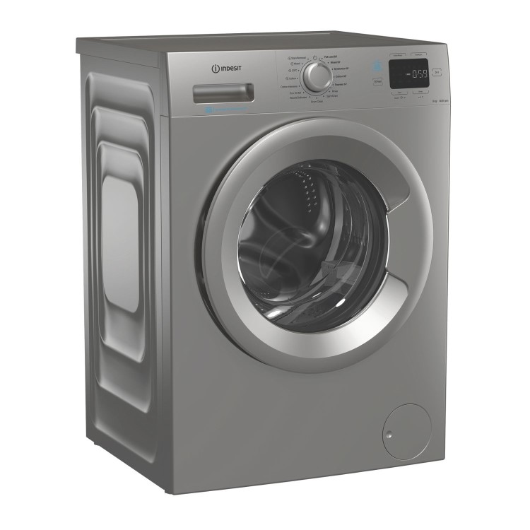 Indesit Push&Go 9kg 1400rpm Washing Machine - Silver