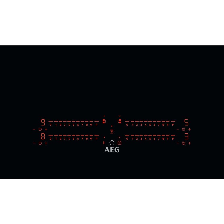 Refurbished AEG 6000 Series IPE64551FB 60cm 4 Zone Induction Hob with Dual Bridge Zones
