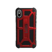 UAG iPhone X 5.8 Screen Monarch Case - Crimson/Black/Black Logo
