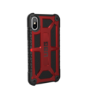 UAG iPhone X 5.8 Screen Monarch Case - Crimson/Black/Black Logo