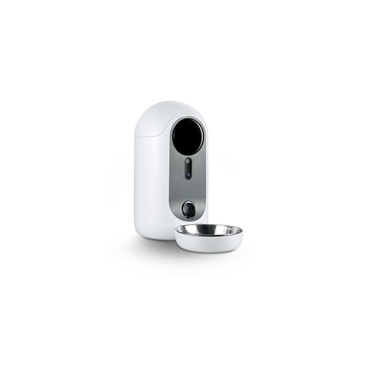 electriQ Smart Automatic Pet Feeder with 1080p HD camera & 2 way audio
