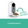 electriQ Smart Automatic Pet Feeder with 1080p HD camera & 2 way audio