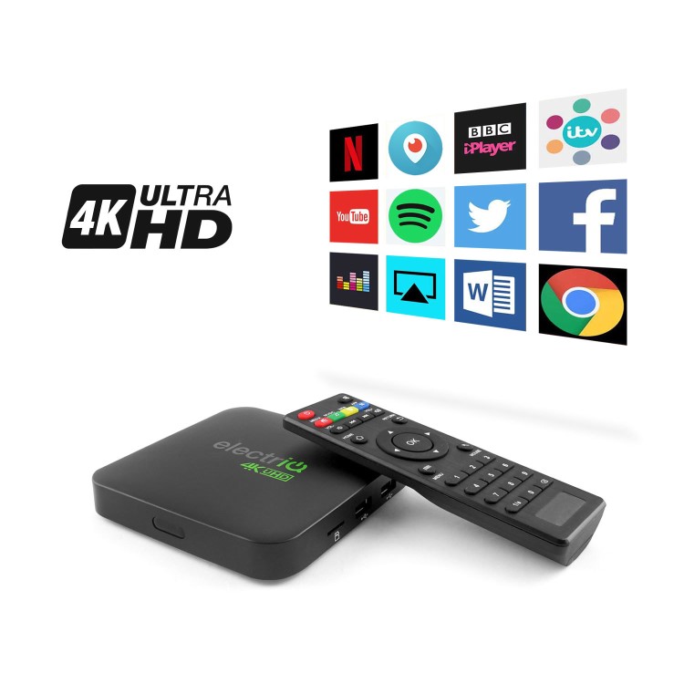 Ex Display - 4K UHD Android 6.0 HDR Smart TV Streaming Kodi Box YouTube UK Catchup TV