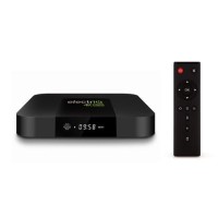 GRADE A2 - electriQ 4K Ultra HD HDR Android 7.1 Quad Core Smart TV Box with 1GB RAM/8GB ROM and Remote Control