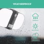Box Opened electriQ 1080p HD LED Floodlight Security Camera with motion sensors - Black