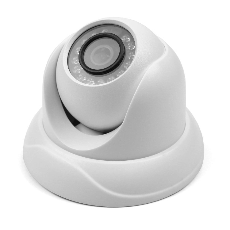 1 Megapixel PoE Dome Camera with motion detection & night vision up to 20m