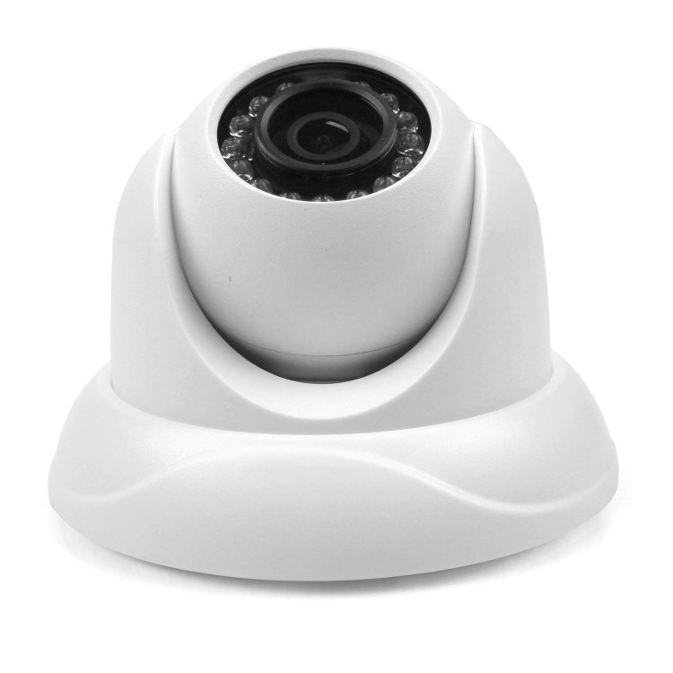 1 Megapixel PoE Dome Camera with motion detection & night vision up to 20m