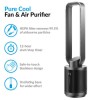 GRADE A1 - 38 inch Quiet Pure Cool Bladeless HEPA Purifying Tower Fan with Remote Control Timer and Oscillation - Black