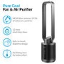 Refurbished electriQ 38 Inch Air Purifier Oscillating Tower Fan - Black